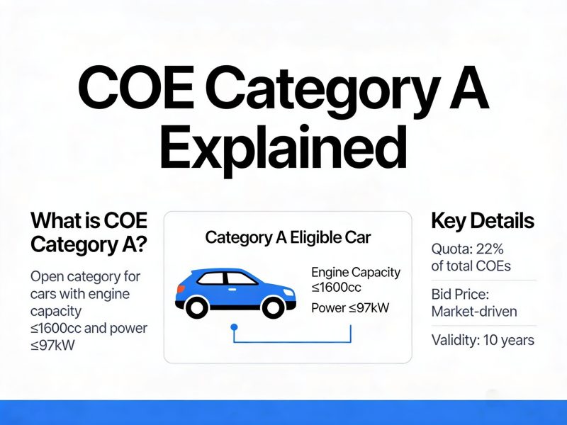 Understanding COE Categories In Singapore